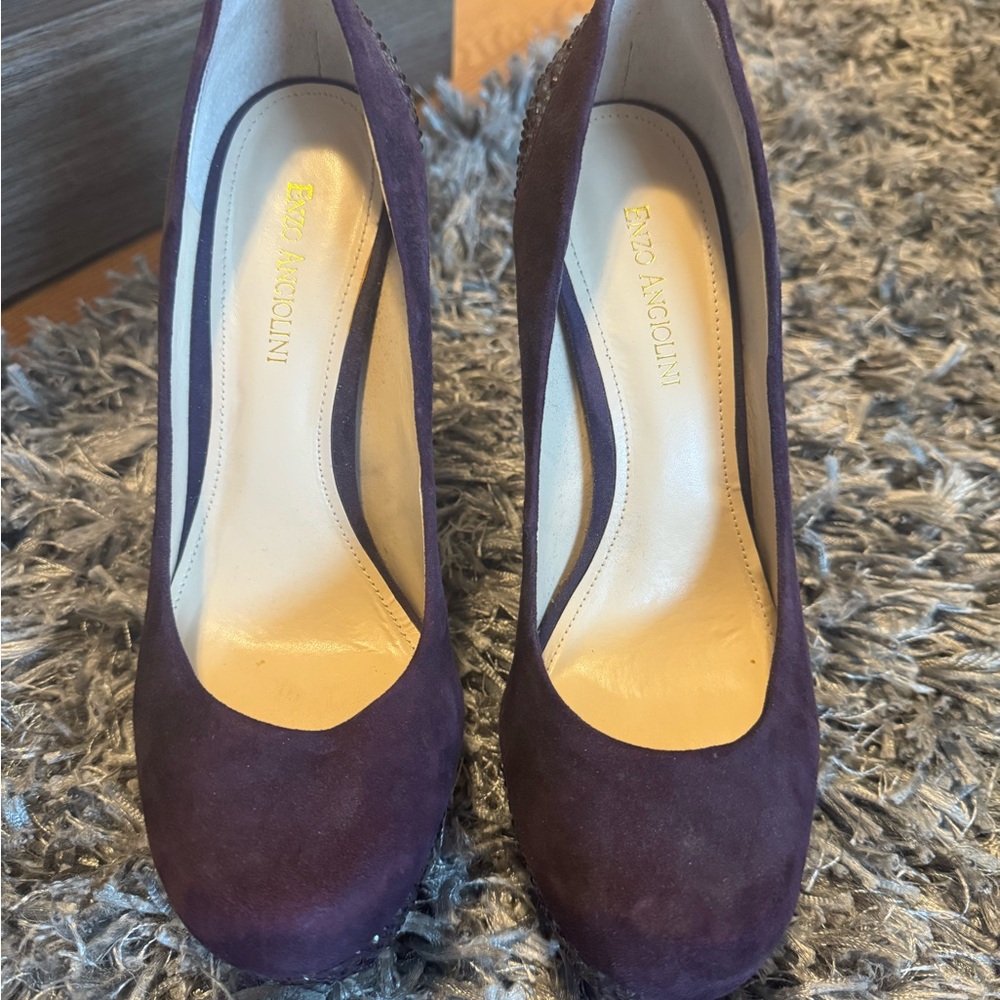 Enzo Angiolini Deep Purple Heels